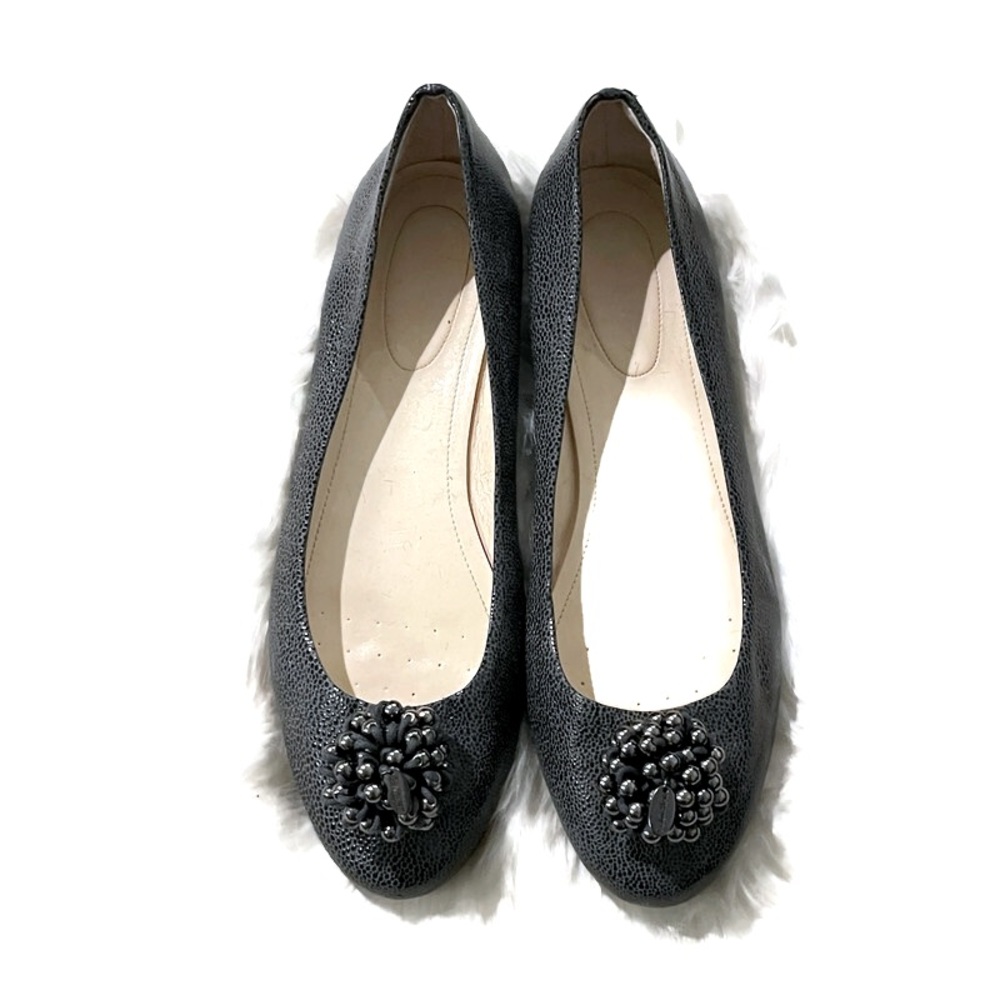 Calvin Klein Gray Mackenzi Ballet Flats